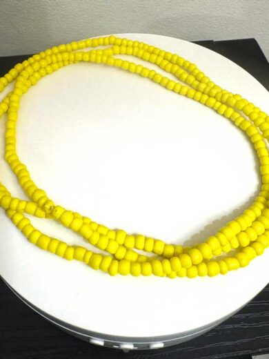 Elastic Waist Bead - Yellow