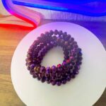 CRYSTAL BRACELET - METALLIC PURPLE